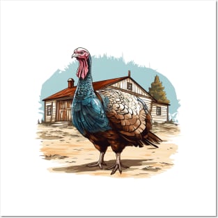 Farm Turkey Posters and Art